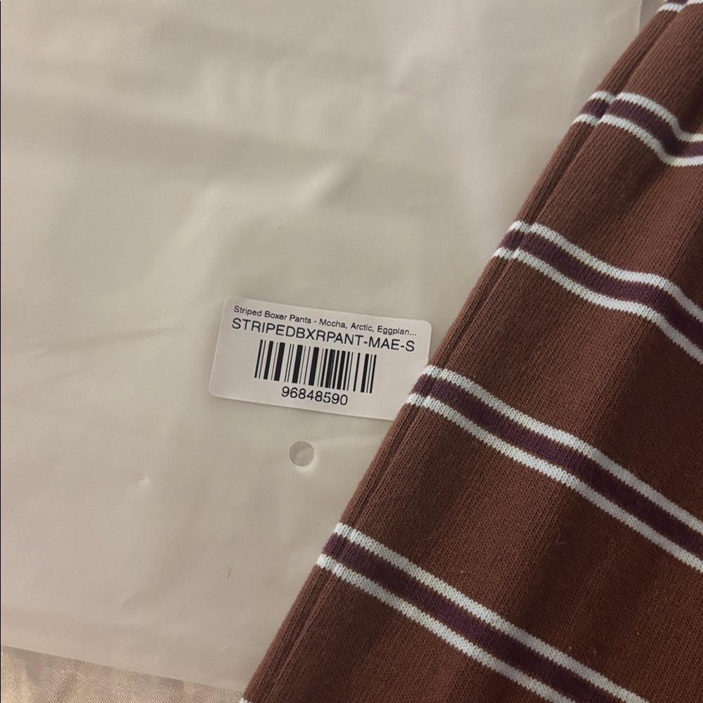 PARKE Tonal Striped Boxer Pants - Picture 5 of 7